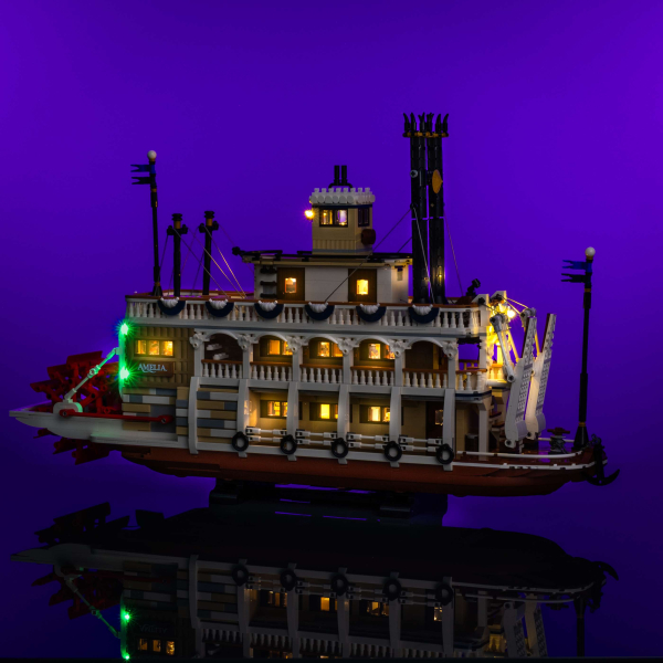 LMB 2.0 Version - LED-​Beleuchtungs-Set für LEGO® River Steamboat #21356